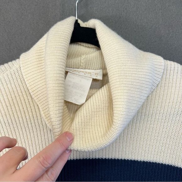 Vintage 1990s Linda Lundstrom Women’s Sz small turtleneck dress wool blend - Picture 7 of 16